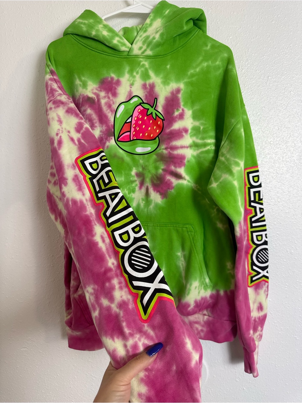 Beatbox Tie-Dye Hoodie Sweatshirt View 2